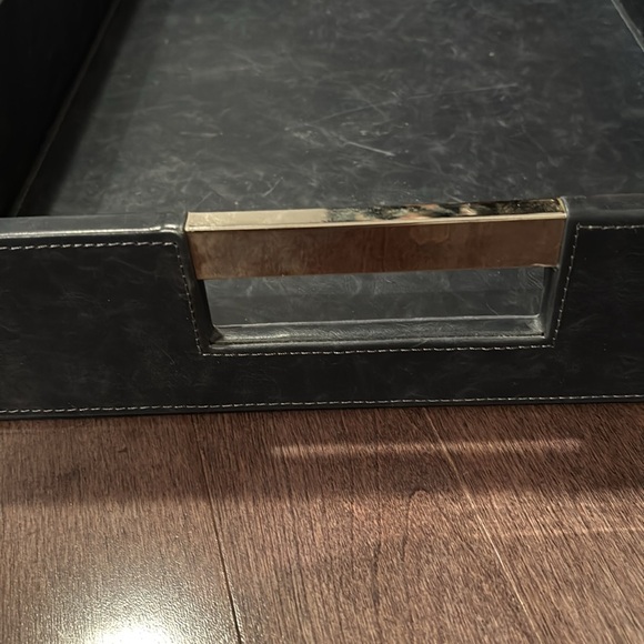 Navy Serving Tray - Picture 2 of 4